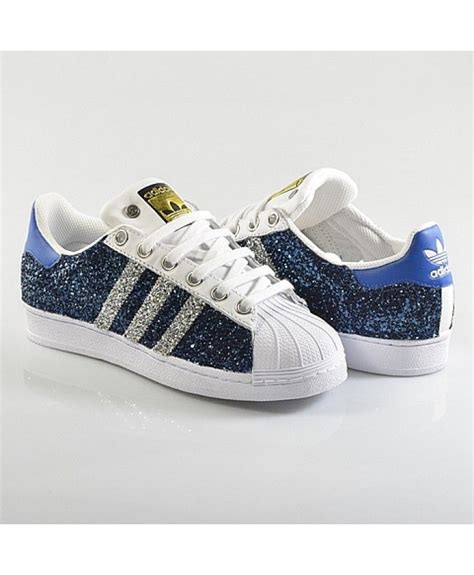 adidas superstar blauw glitter|adidas superstar blue.